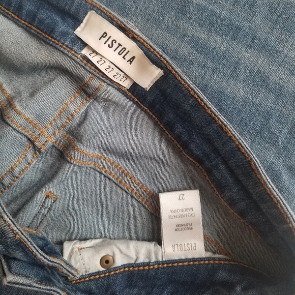 Pistola Distressed Denim Jeans - Picture 4 of 6